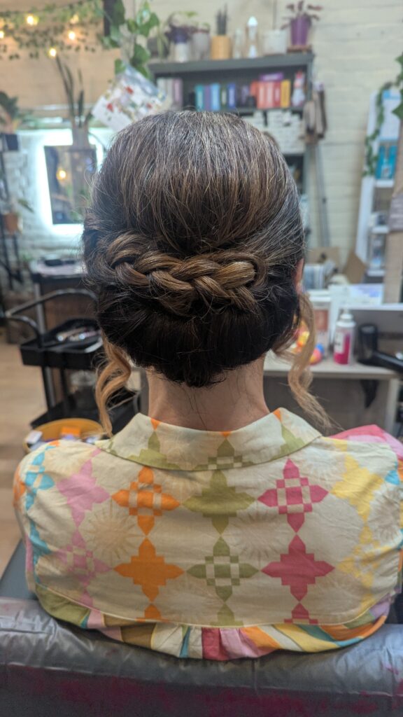 Wedding and bridal hair in Newtown, Caersws, Welshpool, Powys  Mid Wales